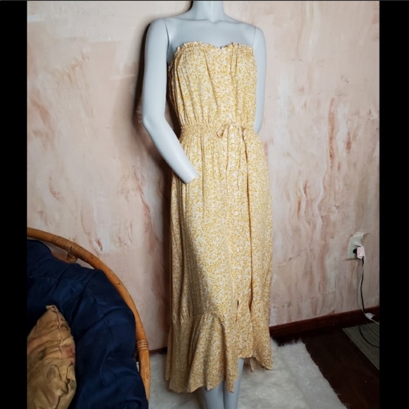 NWT Vince Camuto Yellow Dress - Picture 3 of 6